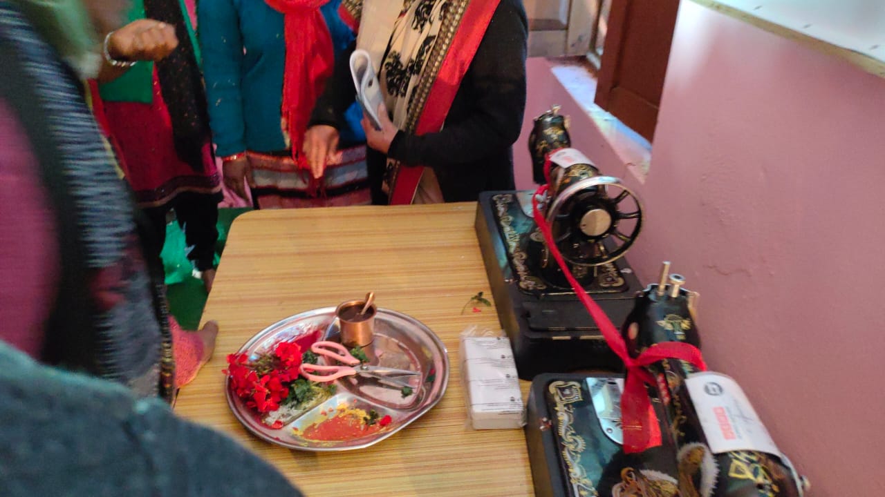 New Sewing Training Center Inauguration At Chamoli Garhwal